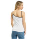 Karl Kani Γυναικεία αμάνικη μπλούζα Small Signature Asymmetric Top